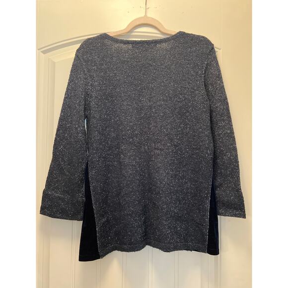 Curio New York Women’s 3/4 Sleeve Crew Neck Soft Pullover Sweater Size S Black - Picture 6 of 6